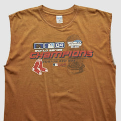Boston Red Sox Gildan 2004 Tank - Brown - M by Fanatics Real Vintage Tanks