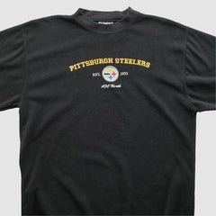 Pittsburgh Steelers NFL 2000s Pullover Sweatshirt Black Vintage