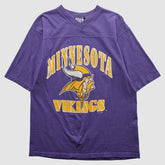 Minnesota Vikings Sport Attack 90s T-shirt Purple Vintage