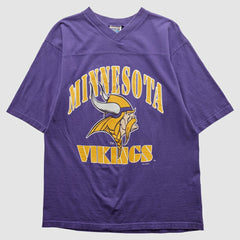 Minnesota Vikings Sport Attack 90s T-shirt Purple Vintage