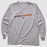 Denver Broncos 2000s Long Sleeve T-shirt Heather Gray Vintage