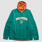 Miami Dolphins 2010s Hooded Pullover Sweatshirt Teal Vintage