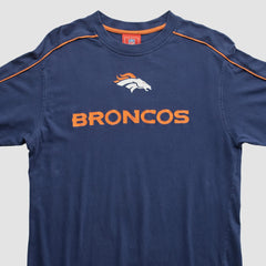Denver Broncos NFL 2000s Long Sleeve T-shirt Navy Vintage