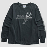 San Antonio Spurs Reebok 2000s Long Sleeve T-shirt Black Vintage
