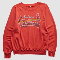 St. Louis Cardinals 80s Pullover Sweatshirt - Red - XS by Fanatics Real Vintage Pullover
