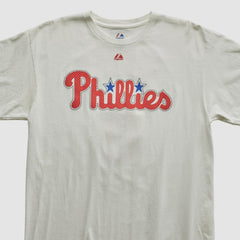 Philadelphia Phillies Majestic 2010s T-shirt - White - M by Fanatics Real Vintage T-shirts