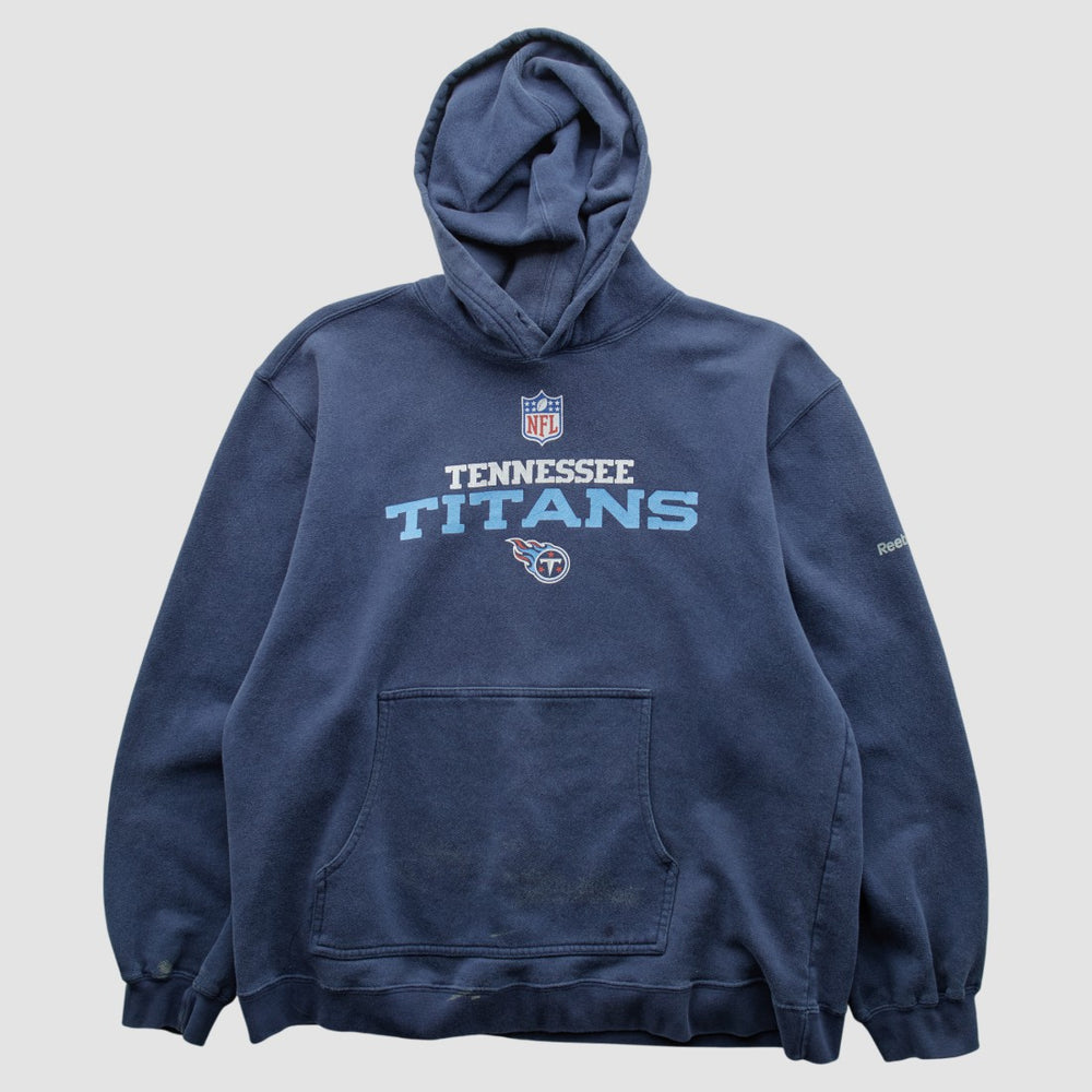 Tennessee Titans Reebok 2000s Hooded Pullover Sweatshirt Navy Vintage