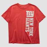 New York Giants NFL 2010s T-shirt Red Vintage