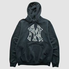 New York Yankees Genuine Merchandise 2010s Hooded Pullover Sweatshirt - Black - XS by Fanatics Real Vintage Pullover