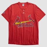 St. Louis Cardinals Russell 2000 T-shirt - Red - S by Fanatics Real Vintage T-shirts