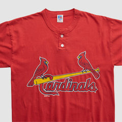 St. Louis Cardinals Russell 2000 T-shirt - Red - S by Fanatics Real Vintage T-shirts
