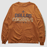 Dallas Cowboys Team Edition Apparel 2000s Long Sleeve T-shirt Orange Vintage