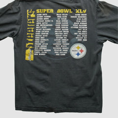 Pittsburgh Steelers NFL 2011 Long Sleeve T-shirt Charcoal Vintage