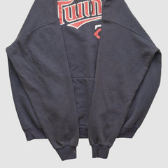 Minnesota Twins MLB 2000s Hooded Pullover Sweatshirt - Navy - XL by Fanatics Real Vintage Pullover
