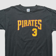 Pittsburgh Pirates Majestic T-shirt - Black - 2XL by Fanatics Real Vintage T-shirts