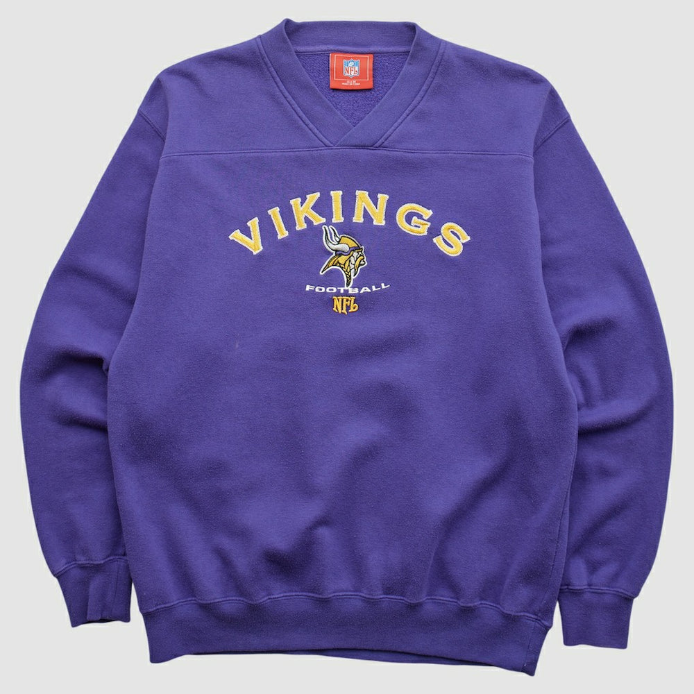 Minnesota Vikings NFL 2000s Pullover Sweatshirt Purple Vintage