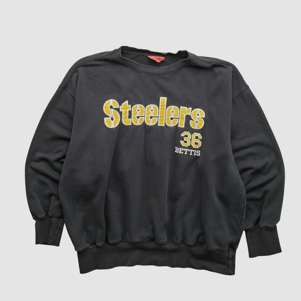 Pittsburgh Steelers NFL 2000s Pullover Sweatshirt Black Vintage