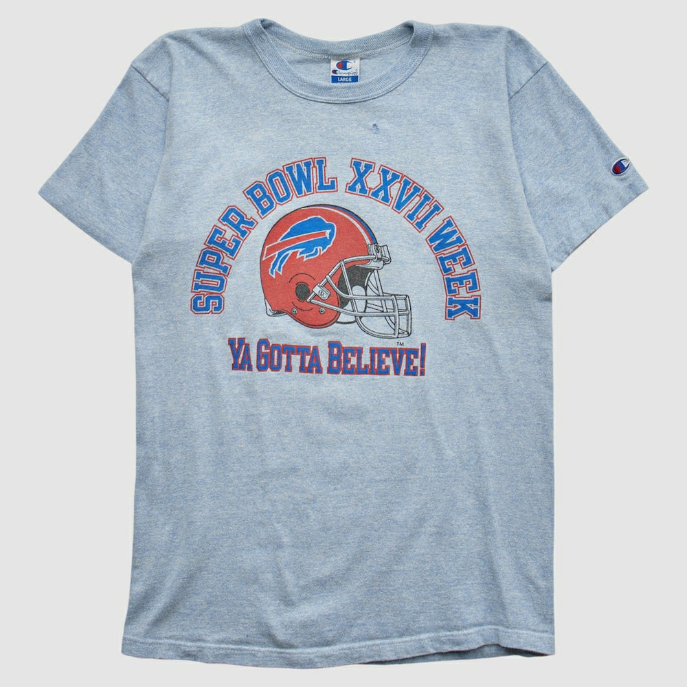 Buffalo Bills Champion 1993 T-shirt Heather Gray Vintage