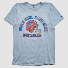 Buffalo Bills Champion 1993 T-shirt Heather Gray Vintage
