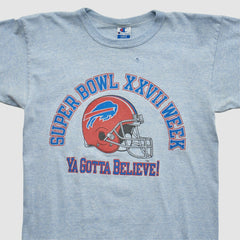 Buffalo Bills Champion 1993 T-shirt Heather Gray Vintage