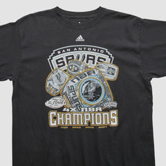 San Antonio Spurs 2007 T-shirt Black Vintage