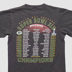 Green Bay Packers Reebok 2011 T-shirt Black Vintage