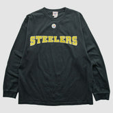 Pittsburgh Steelers NFL 2000s Long Sleeve T-shirt Black Vintage