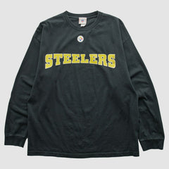 Pittsburgh Steelers NFL 2000s Long Sleeve T-shirt Black Vintage