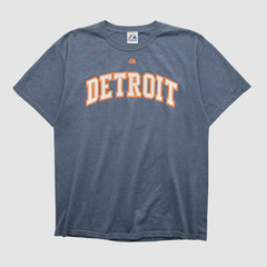 Detroit Tigers Majestic 2010s T-shirt - Blue - M by Fanatics Real Vintage T-shirts