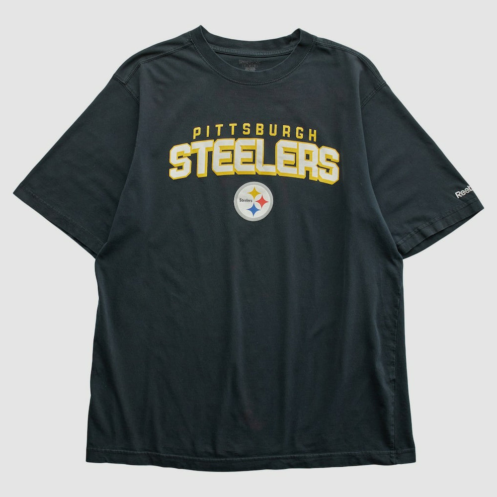 Pittsburgh Steelers Reebok 2000s T-shirt Black Vintage