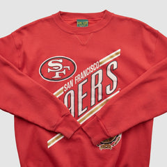 San Francisco 49ers Home Team Advantage 90s Pullover Sweatshirt Red Vintage