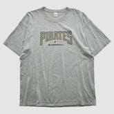 Pittsburgh Pirates Majestic 2003 T-shirt - Heather Gray - 3XL by Fanatics Real Vintage T-shirts