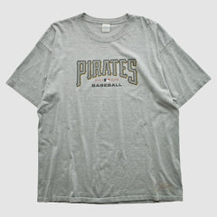 Pittsburgh Pirates Majestic 2003 T-shirt - Heather Gray - 3XL by Fanatics Real Vintage T-shirts