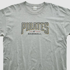 Pittsburgh Pirates Majestic 2003 T-shirt - Heather Gray - 3XL by Fanatics Real Vintage T-shirts