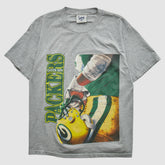 Green Bay Packers Lee Apparel 90s T-shirt Heather Gray Vintage