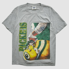 Green Bay Packers Lee Apparel 90s T-shirt Heather Gray Vintage