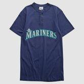 Seattle Mariners Majestic 2000s T-shirt - Navy - S by Fanatics Real Vintage T-shirts