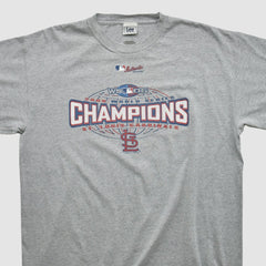 St. Louis Cardinals Lee Apparel 2006 T-shirt - Heather Gray - 2XL by Fanatics Real Vintage T-shirts