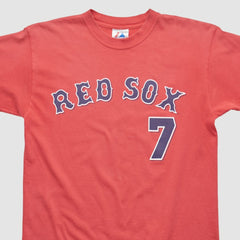 Boston Red Sox Majestic 2000s T-shirt - Red - S by Fanatics Real Vintage T-shirts