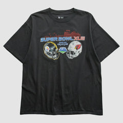 Superbowl XLIII NFL 2009 T-shirt Black Vintage