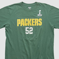 Green Bay Packers Reebok 2011 T-shirt Green Vintage