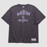 Colorado Rockies Majestic 2000s T-shirt - Charcoal - 4XL by Fanatics Real Vintage T-shirts