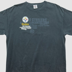 Pittsburgh Steelers NFL 2010s T-shirt Charcoal Vintage