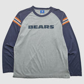 Chicago Bears NFL 2000s Long Sleeve T-shirt Heather Gray Vintage