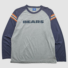 Chicago Bears NFL 2000s Long Sleeve T-shirt Heather Gray Vintage