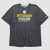 Pittsburgh Steelers Reebok 2000s T-shirt Charcoal Vintage