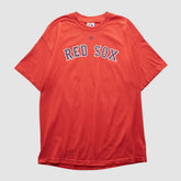 Boston Red Sox Majestic 2000s T-shirt - Red - L by Fanatics Real Vintage T-shirts