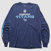 Tennessee Titans Reebok 2000s Long Sleeve T-shirt Navy Vintage