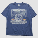 Dallas Cowboys Hanes 1996 T-shirt Navy Vintage