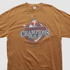 Philadelphia Phillies Alstyle 2008 Long Sleeve T-shirt - Tan - 2XL by Fanatics Real Vintage T-shirts